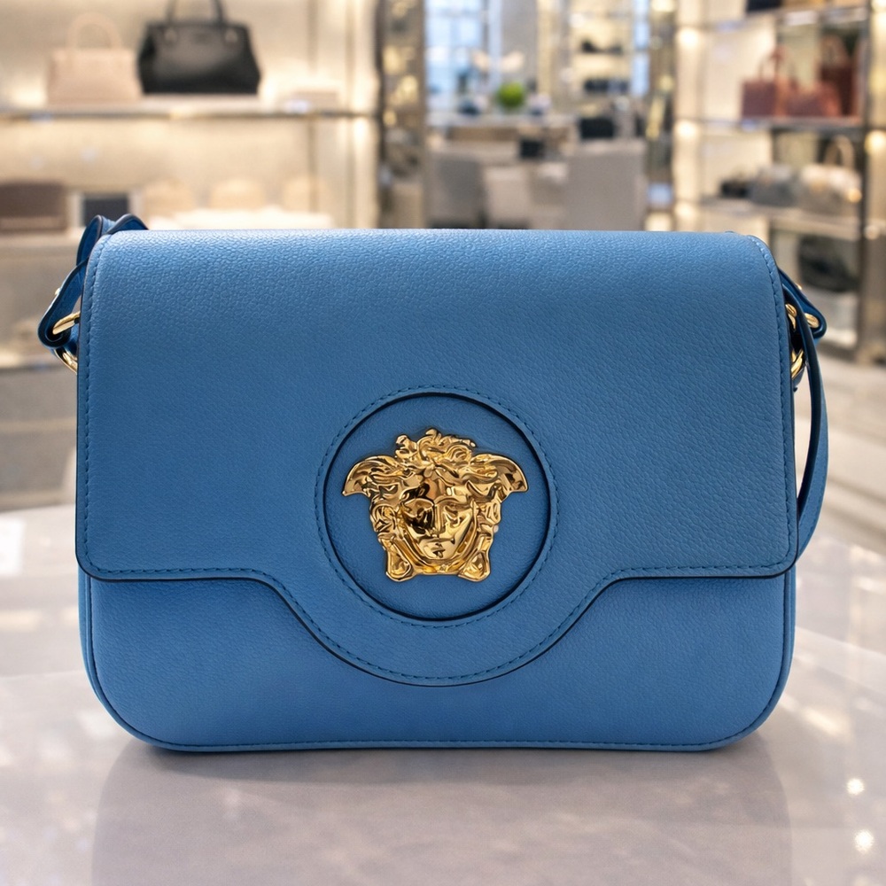 Versace NWOT Blue Crossbody